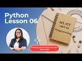 AL Unit 09 Programming Lesson 06 Python