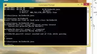 Java How to run a java program on command line CMD
