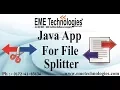 File Splitter App Java
