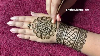 New simple & beautiful back hand mehndi designs || mehndi designs