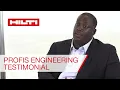 Testimonial - Hilti PROFIS Engineering Suite anchor design software