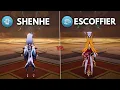 Escoffier vs Shenhe Who is the best support Genshin Impact