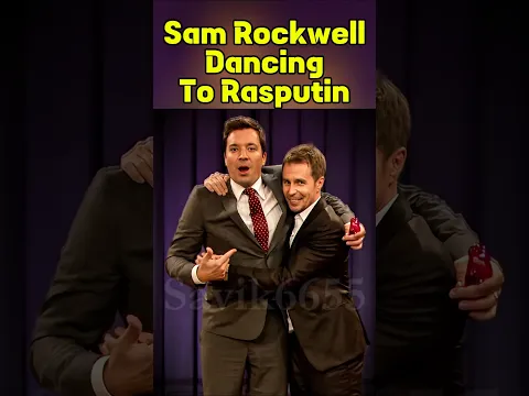 Sam Rockwell dancing to Rasputin#flashback #savik6655 #shorts #short