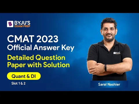 Download MP3 CMAT 2023 Answer Key QA \u0026 DI | Detailed CMAT Slot 1 \u0026 Slot 2 Question Paper with Solution