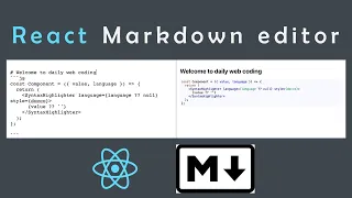 React markdown editor