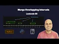 Merge Intervals - Leetcode 56 by Sorting