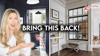 10 FORGOTTEN HOME FEATURES WE NEED TO BRING BACK! | Interior Design Ideas
