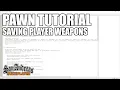 PAWN Tutorial Saving Player Weapons SA-MP