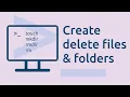 How to Create and Delete Files and Folders in Linux - Touch Mkdir Rm and Rmdir commands