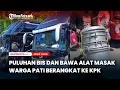 Download Lagu MENYALA,Puluhan Bis dan Bawa Alat Masak Warga Pati Berangkat ke KPK