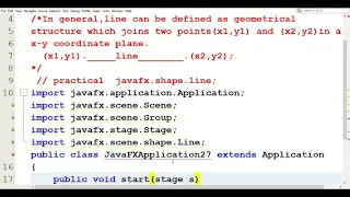 JavaFx line program JavaFx Tutorial for beginner 2D Shape line Example Netbeans IDE