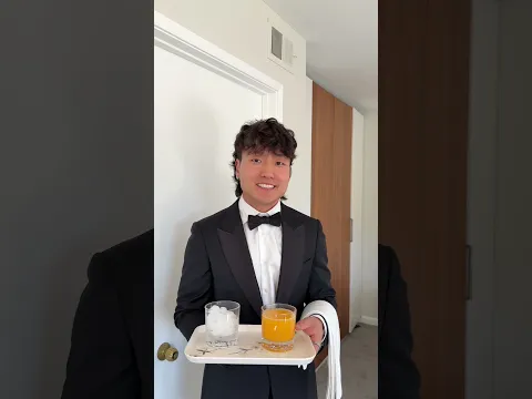 He’s learned so much from Alfred the butler 😂 #couple #couplecomedy #shorts