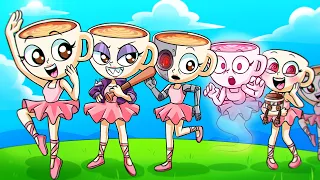 باليرينا كابوتشينا لديها نسخ لا نهائية كرتون البراين روت Italian Brainrot Animation 