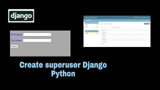 Create superuser in Django Python Tutorial for Beginners