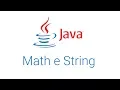 Metodos da classe Math e String - Java