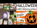 Halloween Math Literacy Unit