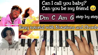 Download At My Worst - Easy Piano Tutorial With Notations and Chords Step by step | Pink Sweat$ ( BTS - JK ) MP3