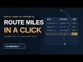 How to Get Driving Distance Between Addresses in Excel RouteMetrics Tutorial
