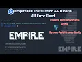 Powershell Empire Linux Full Install Tutorial in 2025 creating backdoors for penetration testing