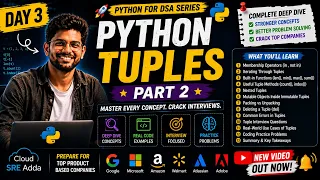 Python for DSA Tuple Part 2 DevOps SRE Scripting Coding