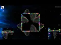 Colorful Pendulum Square Style of Polyrhythmic Wave visualization