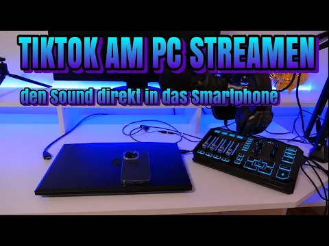 Download MP3 TIKTOK live am PC! Sound vom Mikro - Mischpult in das Smartphone!