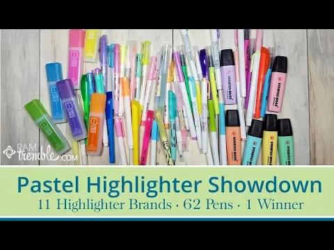 Mr. Pen Highlighter Pack Review: Pastel & Vibrant Gel Highlighters