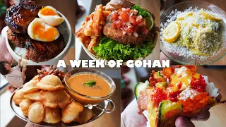 【A week of homemade meals】Tacosushi / Go on a self catering trip