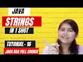 Strings Tutorial-16 Java DSA full Course with Interview Questions