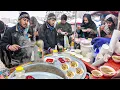 Download Lagu Amazing Food at Street | Heavy snowfall Street food in Kabul Afghanistan | Afghan Best Street Food