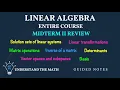 Linear Algebra Midterm 2 Review