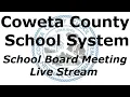 Coweta County School Board Meeting - 2020