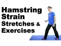 Hamstring Strain Stretches Exercises - Ask Doctor Jo
