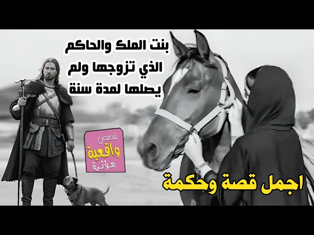 ⁣قصة بنت الملك والحاكم الذي تزوجها ولم يصلها لمدة سنة - اجمل قصة وحكمة