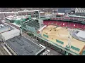 Fenway Park Brookline Ave Drone Footage - Boston MA 23 12 28PM