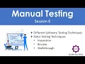 Manual Testing - Session 6 Inspection Review Walkthrough