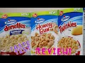 Expired Cereal Review Twinkies Donettes Powdered Mini Donuts Honey Bun Blank This Show