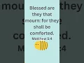 The Beatitudes for Kids - Matthew 5 4