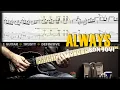 Download Lagu Always | Guitar Cover Tab | Guitar Solo Lesson | Backing Track with Vocals 🎸 BON JOVI