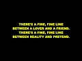"There's a Fine, Fine Line" from Avenue Q - Karaoke Track with Lyrics on Screen