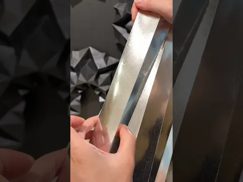 Origami; Silence - Silver with a hairline finish(ASMR)