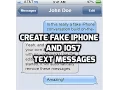 How to easily create Fake iPhone Text Messages for FUN