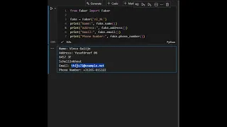 Generate Localized Fake Data with Faker Python Library