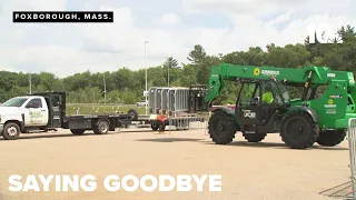 Crews tear down World Cup setup as games end at Gillette Stadium