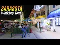 Sarasota Florida St Armands Circle at Night