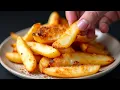SUPER truc met eenvoudige aardappelen in 10 minuten! Frietjes NIET FRIJEN!