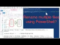 Batch Rename Files with PowerShell Quick Tutorial