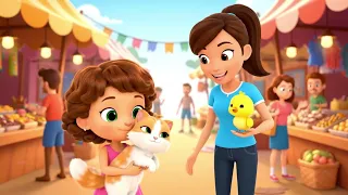 هيا بنا إلى السوق الحيوانات أغنية تعليمية للأطفال العربية 