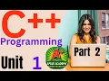 C programming unit 1 part 2 computer programming part 2