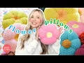 The Easiest Crochet Flower Pillow You ll Ever Make